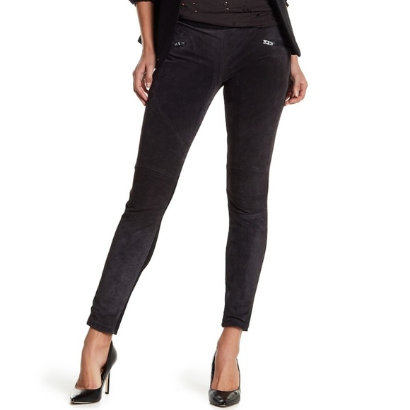 Blank NYC Pants - NWT $128 BlankNYC Leather Suede Leggings Pants 29